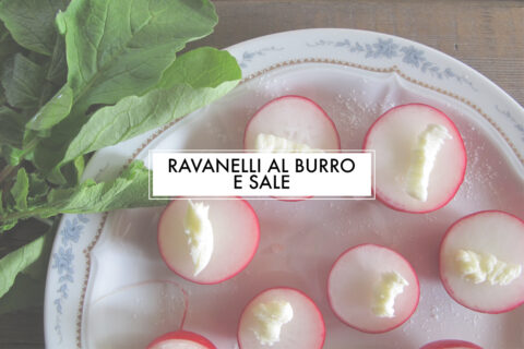 Antipasto con ravanelli crudi