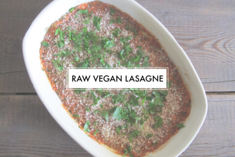 Lasagne vegan crudiste – Viva la Vida!