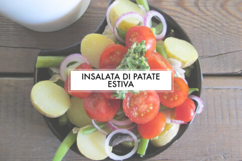 Insalata di patate e fagiolini con tocco speciale